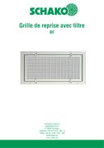 RF Grille de repride avec filtre - 1