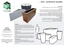 SAS Jardinières Steelab Aluminium Soudé - 1