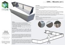 SML Jardinières Steelab Muret en L