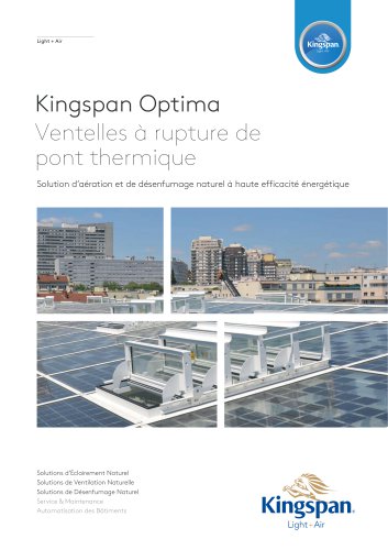 Kingspan Optima Ventelles à rupture de pont thermique