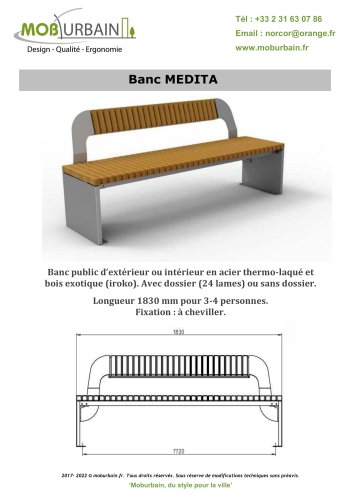 Banc MEDITA
