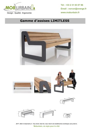 Gamme d’assises LIMITLESS