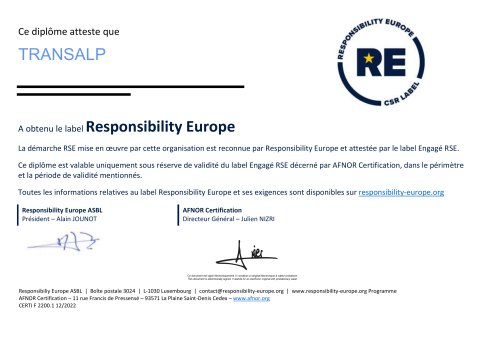 Dipl&ocirc;me RSE