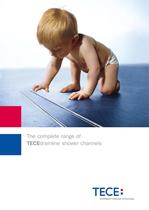 TECEdrainline: the complete range of shower channels