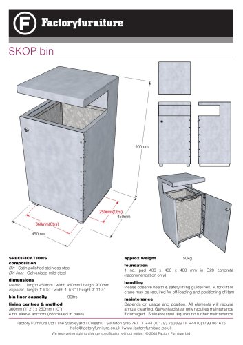 SKOP Litter Bin