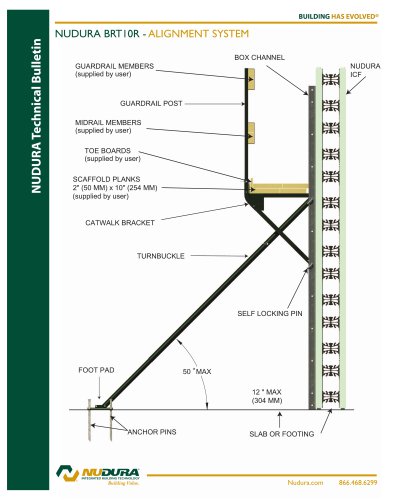 NUDURA BRT10R - ALIGNMENT SYSTEM