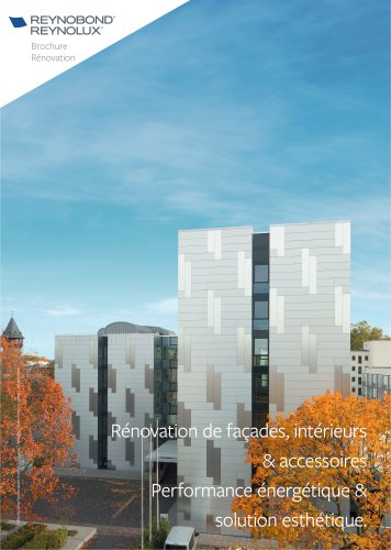 Rénovation de façades, intérieurs et accessoires avec les panneaux composites et tôles en aluminium