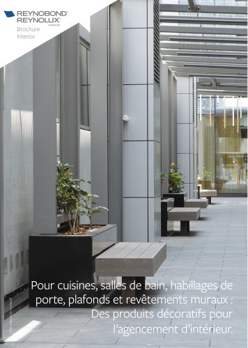 Reynobond / Reynolux Interior - Panneaux et tôles en aluminium pour applications intérieures