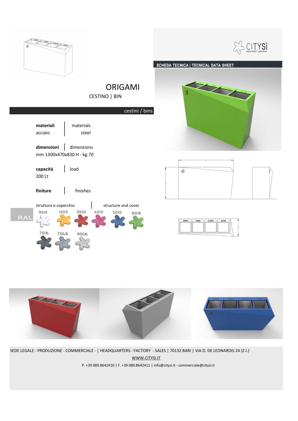 Origami - CITYS&igrave;