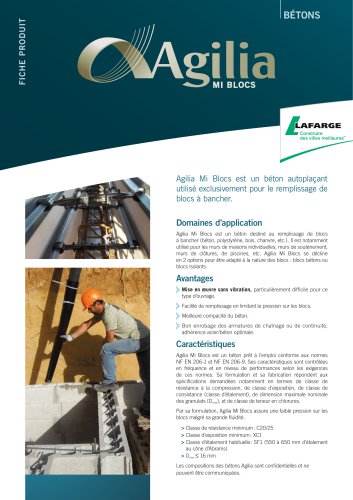 Fiche produit Agilia MI Blocs