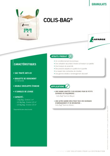 Fiche Produit Colis-Bag