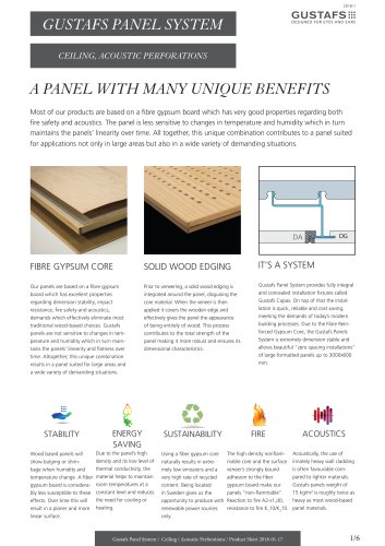 GUSTAFS PANEL SYSTEM