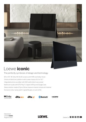 Loewe iconic datasheet