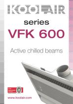 Active chilled beams – Series VFK 600