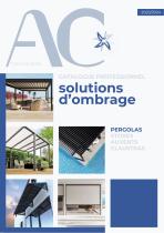 Catalogue solutions d'ombrages