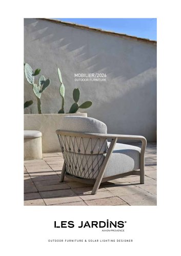 Catalogue mobilier 2026