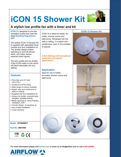 iCON 15 Shower Kit