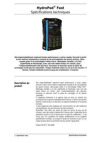 HydroPad® Fast