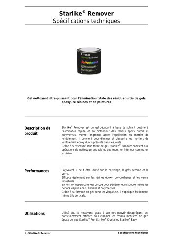 Starlike® Remover