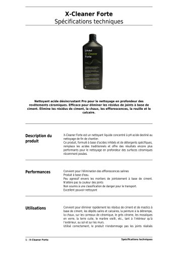 X-Cleaner Forte