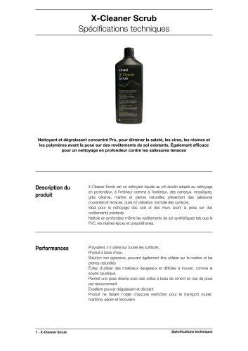 X-Cleaner Scrub
