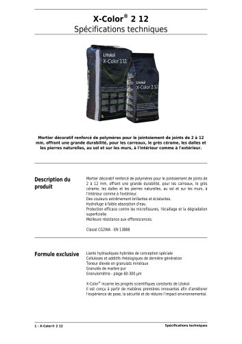 X-Color® 2 12