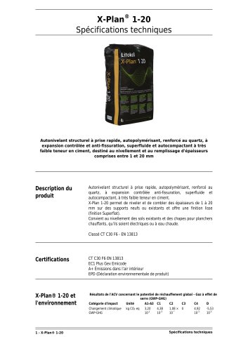 X-Plan® 1-20