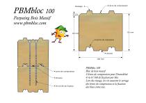 PBM bloc 100 - 140 - 190 bloc Mono mur en bois - 1