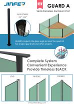 GUARD A Semi-frameless Aluminum Post