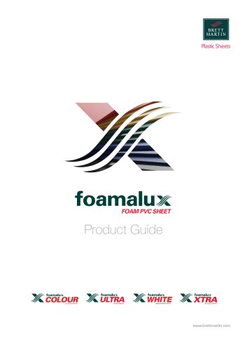 Foamalux Product Guide