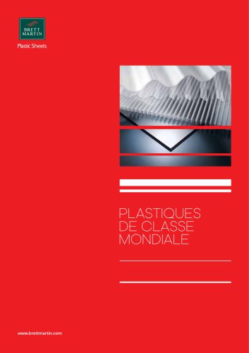 Gamme de plaques plastiques - FR