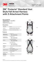 3M™ Protecta® Standard Vest  Style Fall Arrest Harness