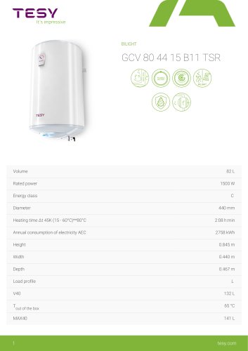 TESY-GCV-80-44-15-B11-TSR