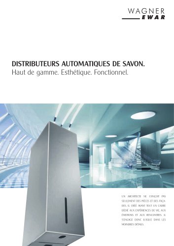 DISTRIBUTEURS AUTOMATIQUES DE SAVON