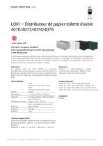 LOKI – Distributeur de papier toilette double 4070/4072/4074/4076