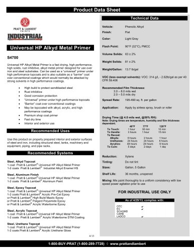 Universal HP Alkyd Metal Primer