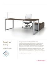 Product Sheet Reside Desking