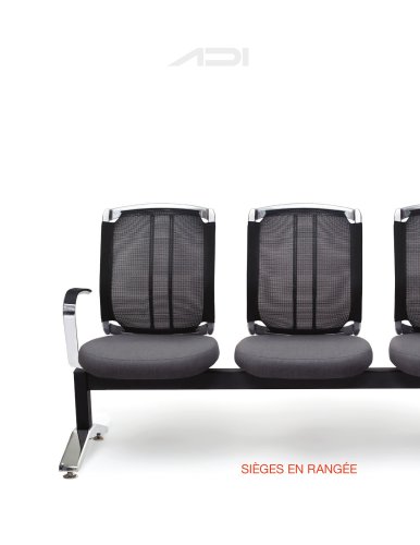 Sièges en rangée