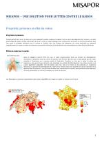 L'ISOLATION MISAPOR – UNE SOLUTION POUR LUTTER CONTRE LE RADON - 1