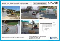 Liste de référence de chantier remblai allégé MISAPOR en construction routière - 15