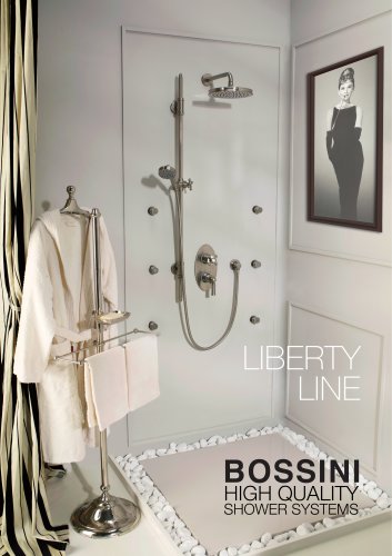 LIBERTY LINE BOSSINI HIGH QUALITY SHOWER SYSTEMS