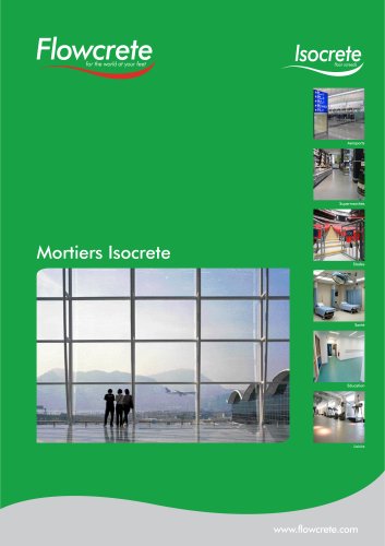 Mortiers Isocrete