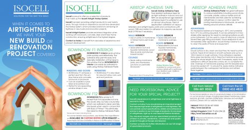 Isocell Airstop System