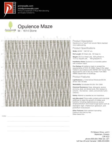 Opulence Maze