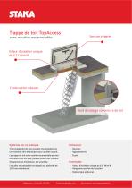 Trappe de toit TopAccess avec escalier escamotable - 1