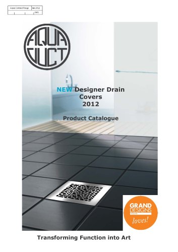 designer drain covers brochure PDF