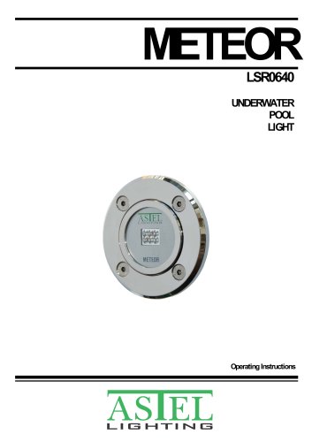 METEOR LSR0640 Underwater Pool LED Light