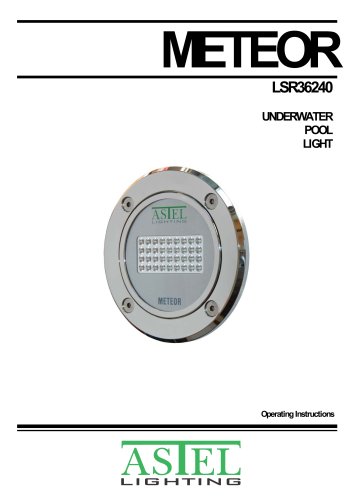 METEOR LSR36240 Underwater Pool LED Light