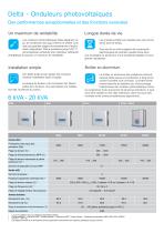 Onduleurs photovoltaïques Notre gamme de produits - 4