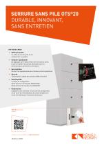 SERRURE SANS PILE OTS®20-1